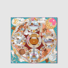 루이비통 여성 LV 저니 스퀘어 스카프 - Louis vuitton Womens LV Journey Square Scarf - acc8315x