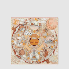 루이비통 여성 LV 저니 스퀘어 스카프 - Louis vuitton Womens LV Journey Square Scarf - acc8319x