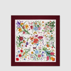 구찌 여성 프린트 실크 까레 - Gucci Womens Printed Silk Carré - acc8344x