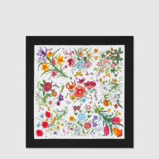 구찌 여성 프린트 실크 까레 - Gucci Womens Printed Silk Carré - acc8345x