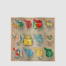 에르메스 여성 뚜 앙 셀 스카프 - Hermes Womens Tous en Selle scarf - acc8348x
