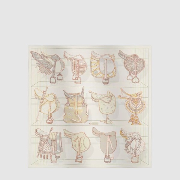 에르메스 여성 뚜 앙 셀 스카프 - Hermes Womens Tous en Selle scarf - acc8350x