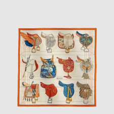 에르메스 여성 뚜 앙 셀 스카프 - Hermes Womens Tous en Selle scarf - acc8351x