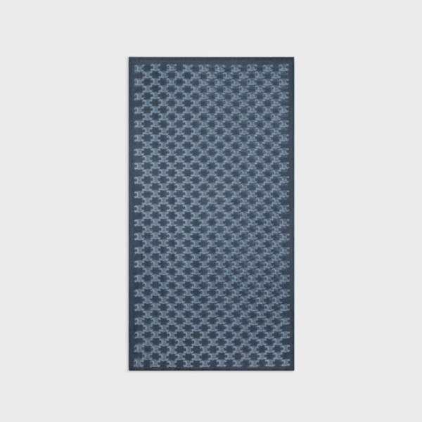 셀린느 남/녀 모노그램 트리오페 머플러 - Celine Unisex Monogram Triomphe Muffler - acc6058x