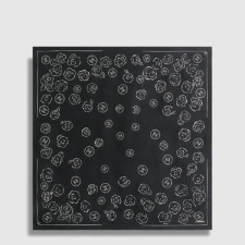 샤넬 여성 까멜리아 로고 프린트 스퀘어 스카프 - Chanel Womens Camellia Logo Print Square Scarf - acc8359x