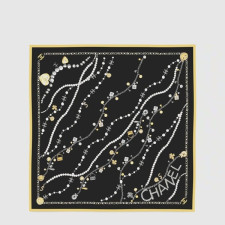 샤넬 여성 마드모아젤 셀리스티얼 스퀘어 스카프 - Chanel Womens Mademoiselle Celestial Square Scarf - acc8360x