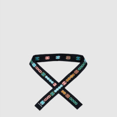 샤넬 여성 네온 로고 실크 트윌리 - Chanel Womens Neon Logo Silk Twilly - acc8363x