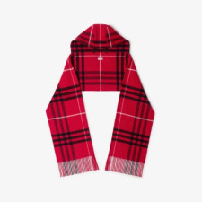 버버리 남/녀 체크 후드 스카프 - Burberry Unisex Checked Hooded Scarf - acc6120x