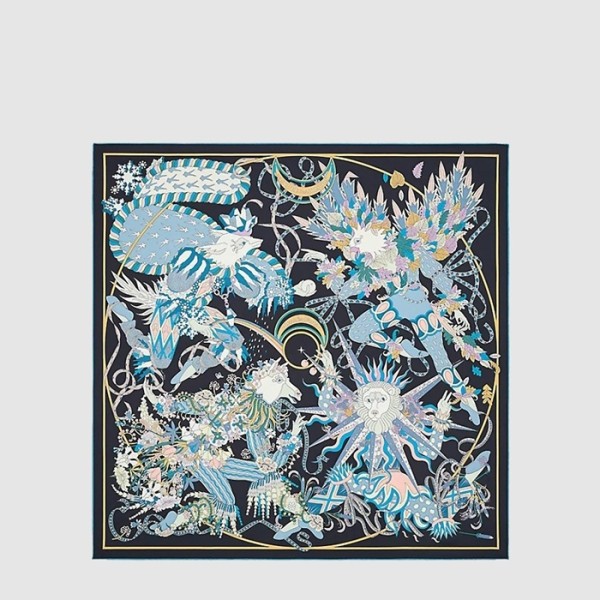 에르메스 여성 르 사크레 데 쎄종 스카프 - Hermes Womens Le Sacre des Saisons scarf - acc8662x