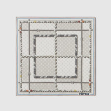 루이비통 남성 댄디 모노그램 실크 스퀘어 - Louis vuitton Mens Dandy Monogram Silk Square - acc7415x