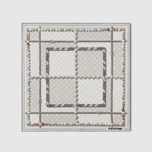 루이비통 남성 댄디 모노그램 실크 스퀘어 - Louis vuitton Mens Dandy Monogram Silk Square - acc7415x
