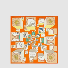 에르메스 여성 스프링스 스카프 - Hermes Womens Springs Springs scarf - acc8665x