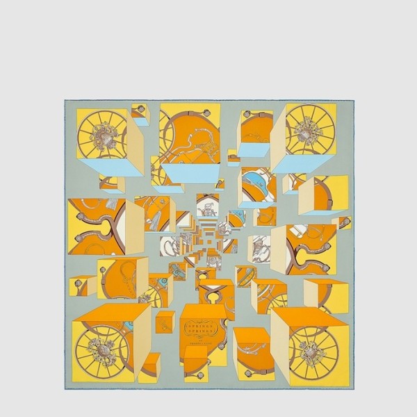 에르메스 여성 스프링스 스카프 - Hermes Womens Springs Springs scarf - acc8666x