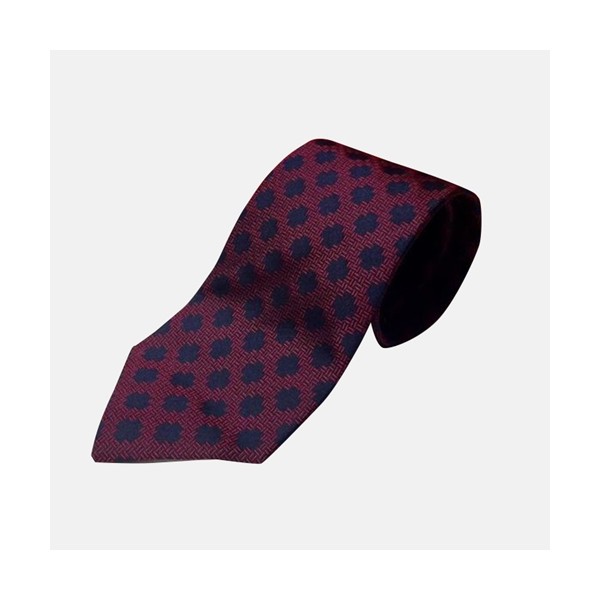 HERMES   MENS  NECKTIE NAVY  -  에르메스 남성용 넥타이 네이비