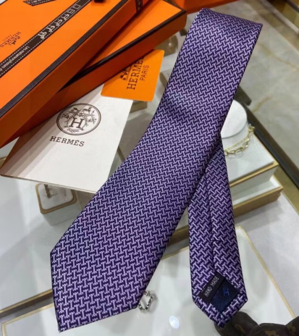HERMES  MENS  NECKTIE  NAVY  -  에르메스 남성용 넥타이 HM0003  네이비
