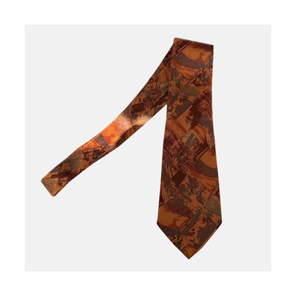 FENDI   MENS  NECKTIE BROWN  -  펜디 남성용 넥타이 브라운