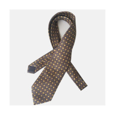 HERMES   MENS  NECKTIE BROWN  -  에르메스 남성용 넥타이 브라운