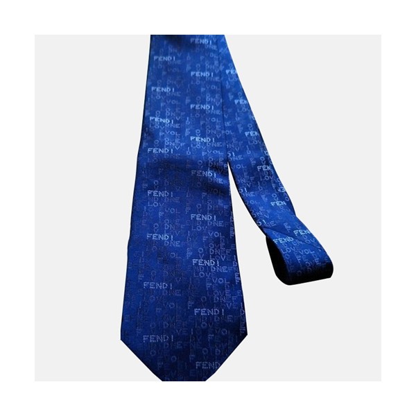 FENDI   MENS  NECKTIE BLUE -  펜디 남성용 넥타이  블루 -FENN001