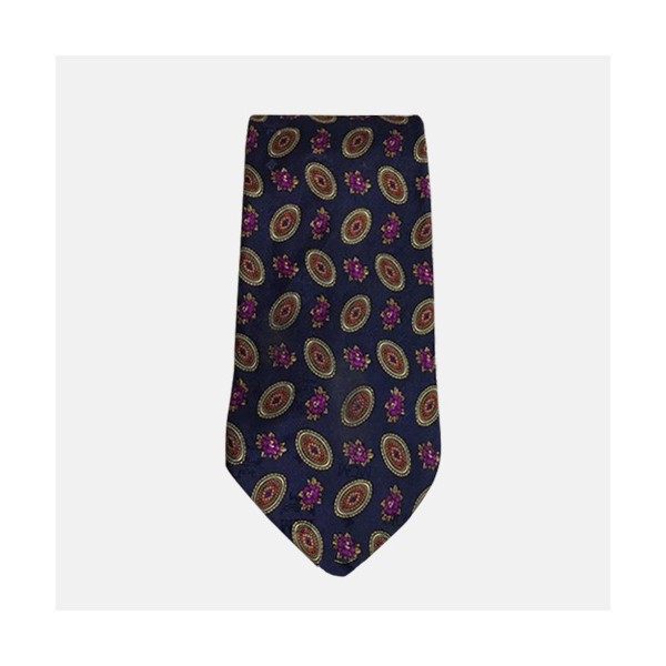 MCM  MENS  NECKTIE  NAVY  -  엠씨엠 남성용 넥타이 네이비