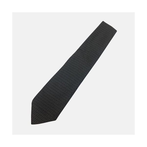 HERMES   MENS  NECKTIE  BLACK  -  에르메스 남성용 넥타이 블랙