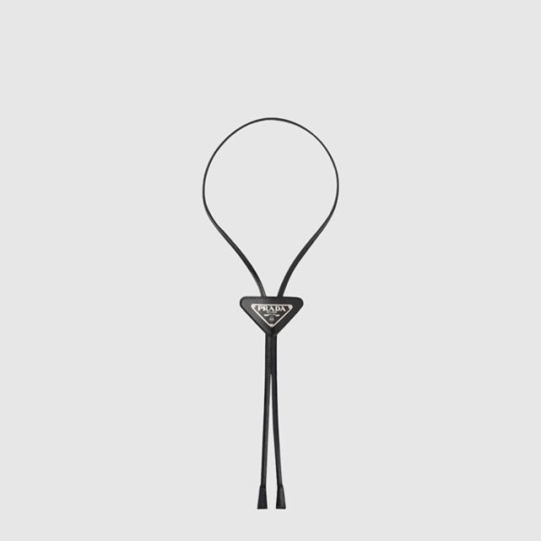 프라다 남/녀 사피아노 볼로 타이 - Prada Unisex Saffiano Bolo Tie - acc8415x
