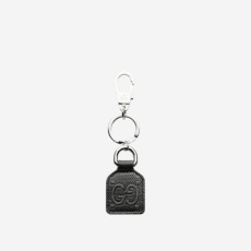 구찌 남성 GG 엠보스 키링 625607 【매장-70만원대】 - Gucci Mens Black Key Ring - acc229x