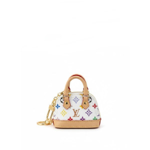 루이비통 알마 BB 멀티컬러 키링【매장-160만원대】 - Louis vuitton Unisex White Key Ring - acc237x