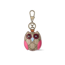 구찌 남/녀 GG 엠블럼 캔버스 올빼미 백 참 키체인 - Gucci Unisex Emblem Canvas Key Ring - acc5770x