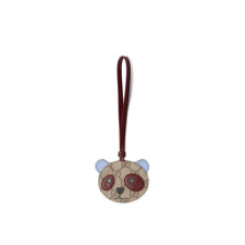 구찌 남/녀 GG 엠블럼 캔버스 판다 백 참 키체인 - Gucci Unisex Emblem Canvas Key Ring - acc5772x