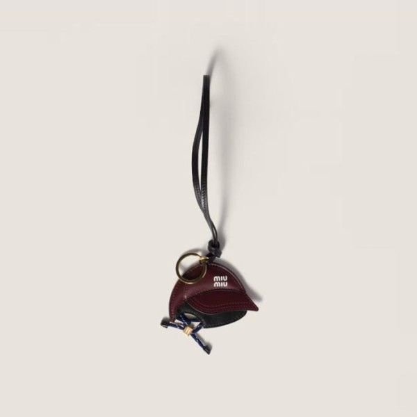 미우미우 남/녀 가죽 키링 트릭 - Miuniu Unisex Leather Keychain Trick - acc6332x