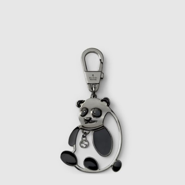 구찌 남/녀 인터로킹 G 판다 키체인 - Gucci Unisex Interlocking G Panda Keychain - acc7446x