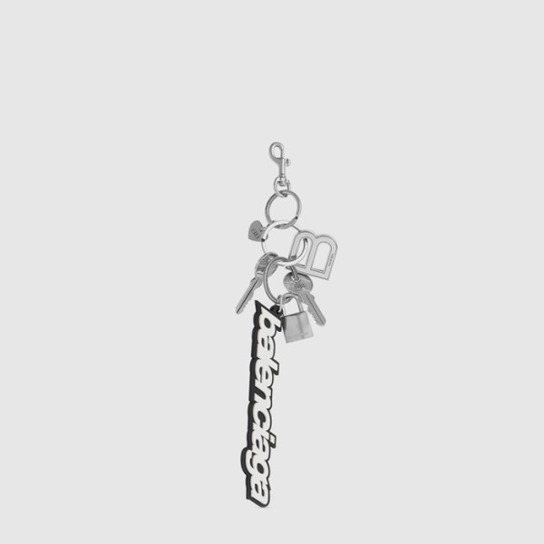 발렌시아가 남/녀 키트 참 키링 - Balenciaga Unisex Kit Charm Key Ring - acc8002x