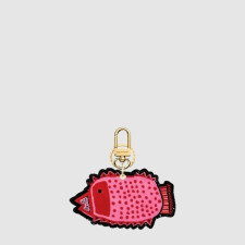 루이비통 x 쿠사마야요이 남/녀 피쉬 키링 M01133 - Louis vuitton x YK Unisex Fish Key Holder - acc8690x