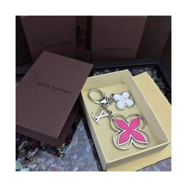 LouisVuitton bag charm- 루이비통 스트라이프 플라워 백 참 Lou0046.컬러(핑크)