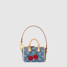 루이비통 남/녀 LV x TM 마이크로 스피디 데님 세리즈 백 참 M02535 - Louis vuitton Unisex LV x TM Micro Speedy Denim Series Bag Charm - acc5927x