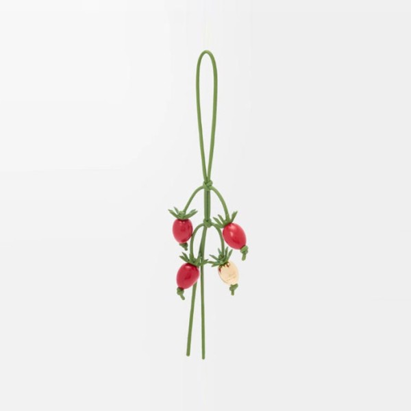 로에베 남/녀 토마토 가지 수지 참 - Loewe Unisex Tomato Eggplant Resin Charm - acc6450x